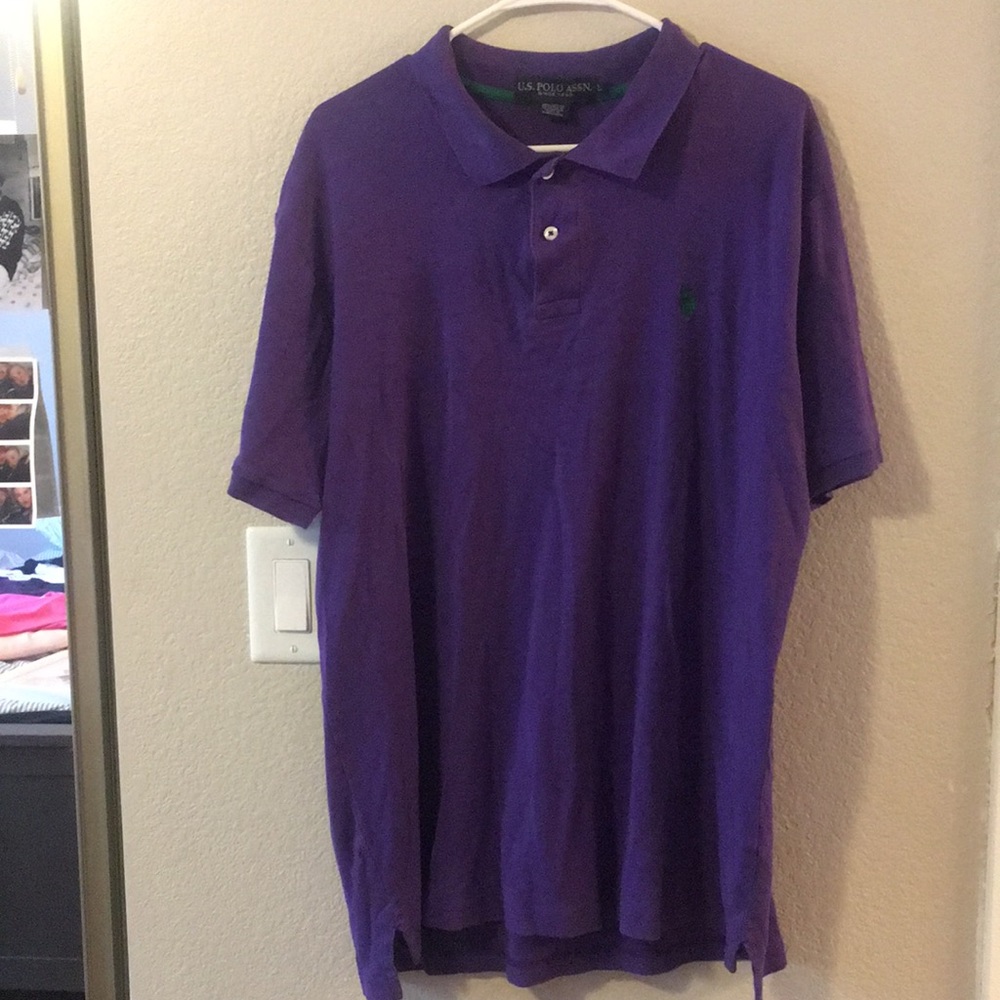 Dark purple polo